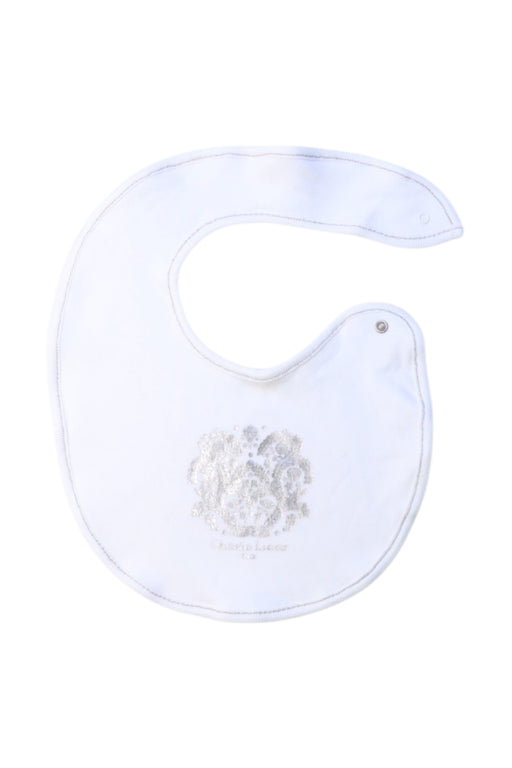 A White Bibs from Christian Lacroix in size O/S for girl. (Front View)