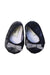 A Black Flats from Fendi in size Newborn for girl. (Back View)