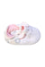 A White Booties from Little Marc Jacobs in size 3-6M for girl. (Front View)
