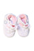 A White Booties from Little Marc Jacobs in size 3-6M for girl. (Back View)