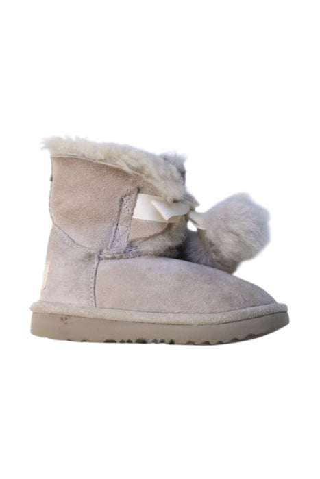 A Beige Booties from UGG in size 18-24M for girl. (Front View)