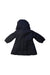 A Black Puffer/Quilted Coats & Outerwear from DKNY in size 3-6M for girl. (Back View)