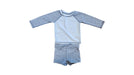 A Grey Swim Sets from Rylee + Cru in size 6-12M for boy. (Front View)