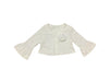 A Ivory Cardigans from iDO in size 6T for girl. (Front View)