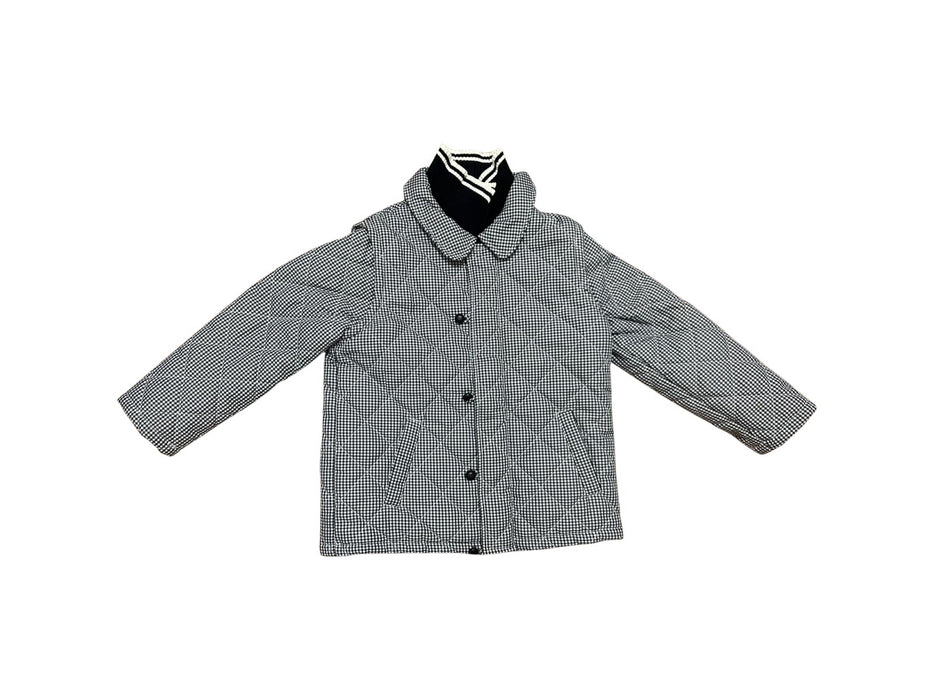 A Black Puffer/Quilted Jackets from Nicholas & Bears in size 8Y for boy. (Front View)