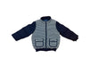 A Navy Puffer/Quilted Jackets from Nicholas & Bears in size 10Y for boy. (Front View)