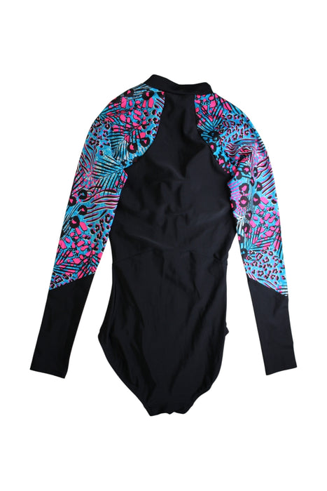 A Multicolour Swimsuits from Speedo in size 13Y for girl. (Back View)