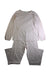 A Ivory Pyjama Sets from The Little White Company in size 11Y for girl. (Front View)