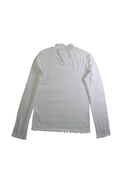 A White Long Sleeve Tops from Tommy Hilfiger in size 10Y for girl. (Back View)