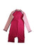 A Pink Swimsuits from Minnex in size 12Y for girl. (Back View)