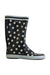 A Black Rain Boots from Aigle in size 9Y for girl. (Front View)