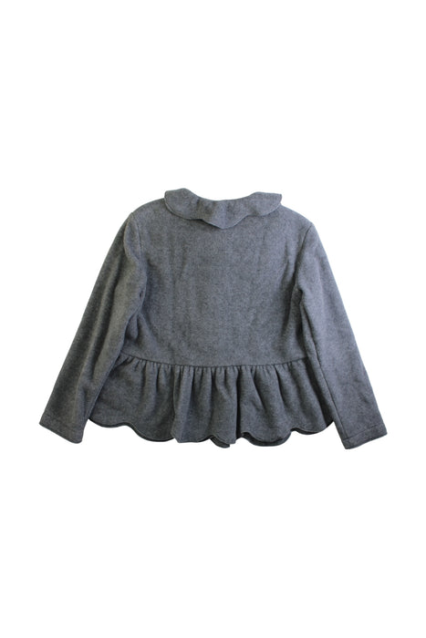 A Grey Lightweight Jackets from Il Gufo in size 8Y for girl. (Back View)