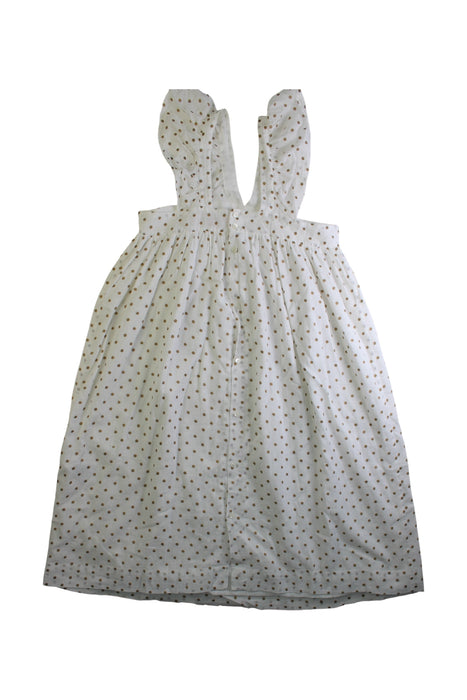 A White Long Sleeve Dresses from Bonpoint in size 10Y for girl. (Back View)