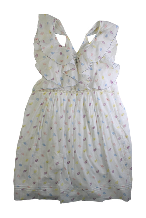 A Multicolour Sleeveless Dresses from Velveteen in size 10Y for girl. (Front View)