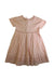 A Pink Short Sleeve Dresses from Bonnet à Pompon in size 8Y for girl. (Front View)