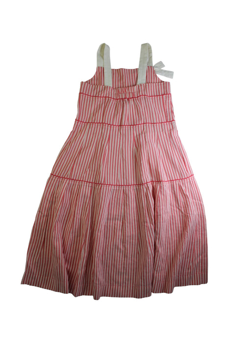 A Red Sleeveless Dresses from Caramel in size 8Y for girl. (Back View)