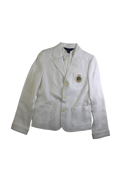 A White Blazers from Polo Ralph Lauren in size 12Y for girl. (Front View)