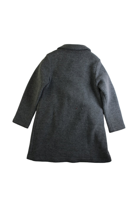 A Grey Coats from Il Gufo in size 8Y for girl. (Back View)