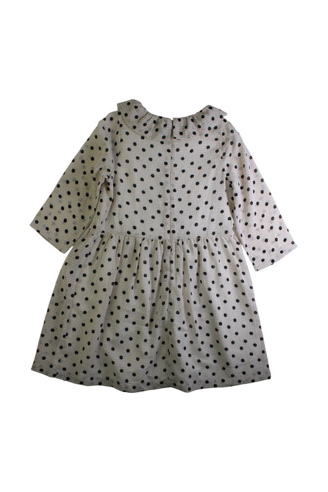 A Beige Long Sleeve Dresses from Hucklebones in size 8Y for girl. (Back View)