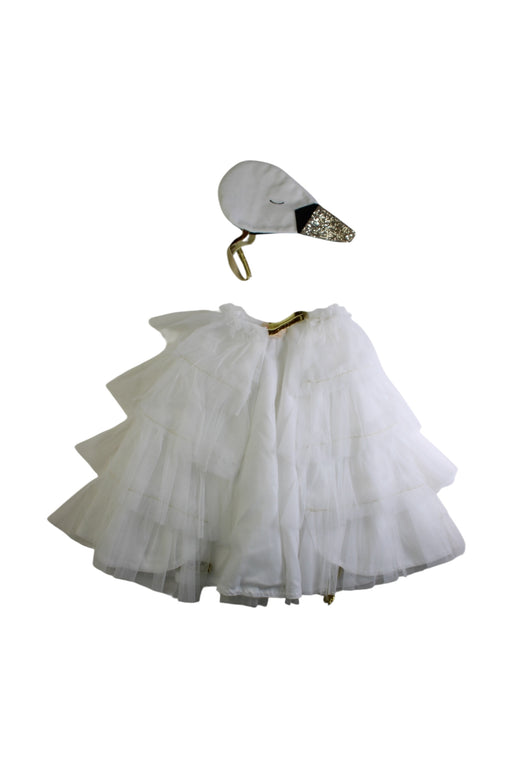 A White Capes & Ponchos from Meri Meri in size 8Y for girl. (Front View)