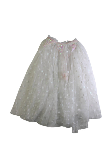 A White Capes & Ponchos from Seed in size 4T for girl. (Back View)