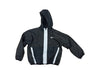 A Black Lightweight Jackets from Nike in size 10Y for boy. (Front View)
