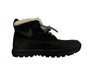 A Black Winter Boots from Nike in size 12Y for neutral. (Back View)