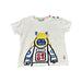 A White Short Sleeve T Shirts from Paul Smith in size 2T for boy. (Front View)
