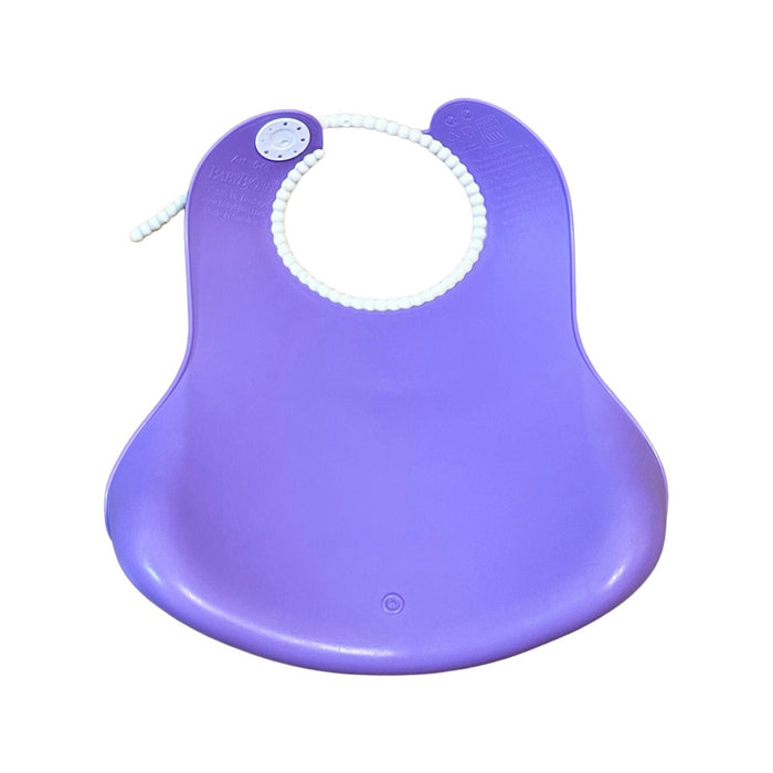 A Purple Bibs from BabyBjorn in size O/S for neutral. (Back View)
