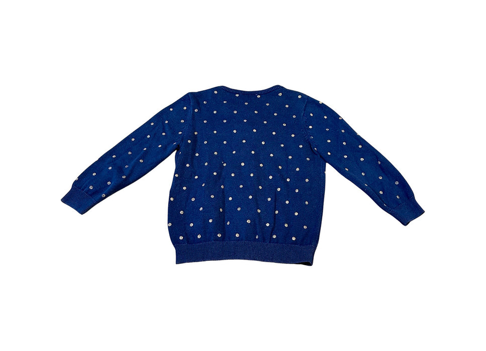 A Navy Cardigans from Seed in size 3T for girl. (Back View)