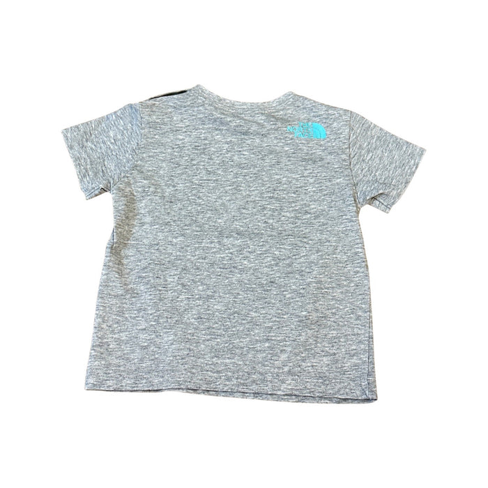 A Grey Short Sleeve T Shirts from The North Face in size 2T for neutral. (Back View)