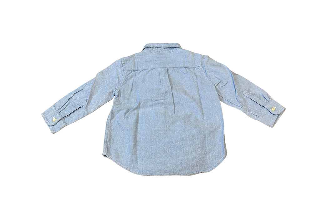 A Blue Long Sleeve Shirts from Ralph Lauren in size 12-18M for boy. (Back View)