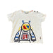 A White Short Sleeve T Shirts from Paul Smith in size 2T for boy. (Back View)
