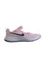 A Pink Sneakers from Nike in size 9Y for girl. (Front View)