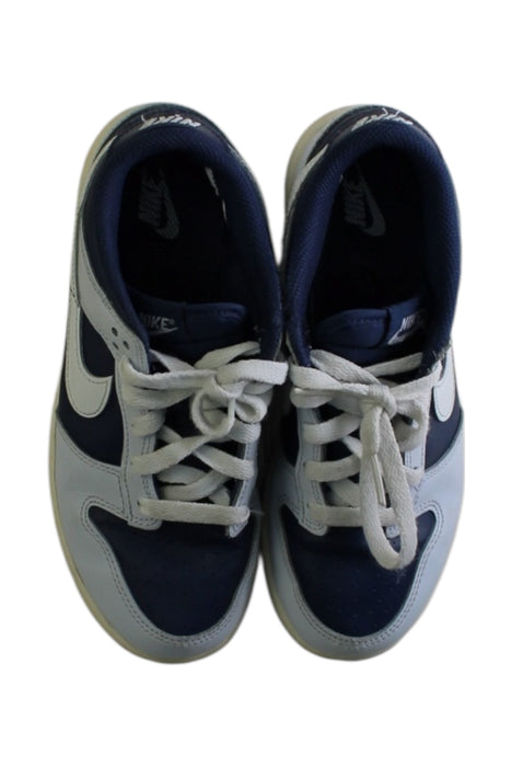 A Blue Sneakers from Nike in size 10Y for boy. (Back View)