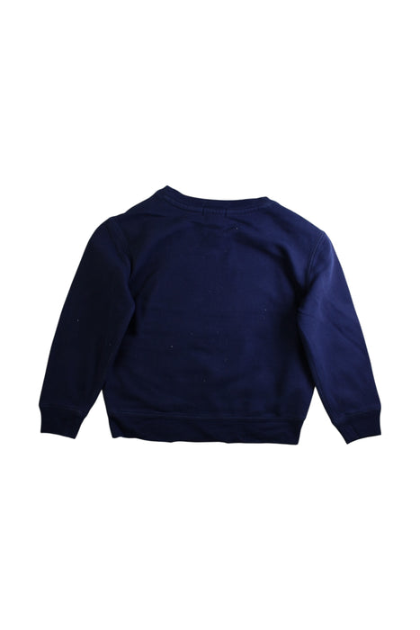 A Navy Crewneck Sweatshirts from Polo Ralph Lauren in size 5T for boy. (Back View)