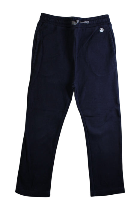 A Navy Sweatpants from Petit Bateau in size 6T for boy. (Front View)