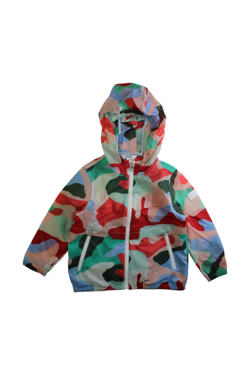 A Multicolour Rain Jackets from Aigle in size 4T for boy. (Front View)