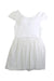 A White Sleeveless Dresses from Petit Bateau in size 8Y for girl. (Back View)