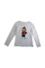 A White Long Sleeve T Shirts from Polo Ralph Lauren in size 6T for girl. (Front View)