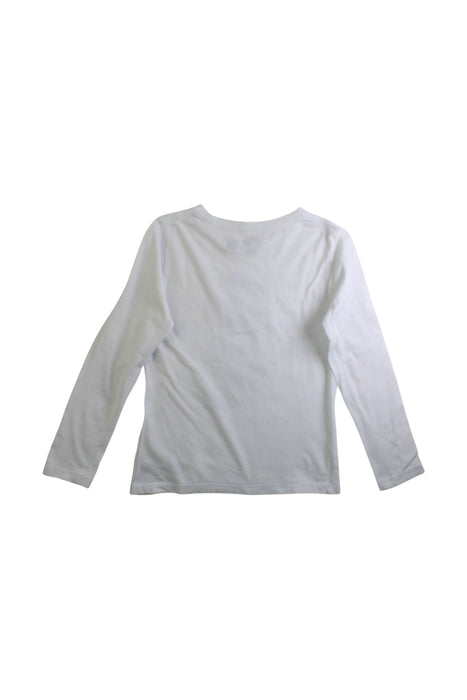 A White Long Sleeve T Shirts from Polo Ralph Lauren in size 6T for girl. (Back View)