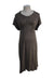 A Brown Short Sleeve Dresses from Seraphine in size Maternity-XS for maternity. (Front View)