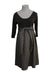 A Brown Long Sleeve Dresses from Maternal America in size Maternity-S for maternity. (Front View)