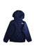 A Navy Lightweight Jackets from The North Face in size 7Y for boy. (Back View)