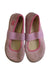 A Pink Flats from Camper in size 6T for girl. (Back View)