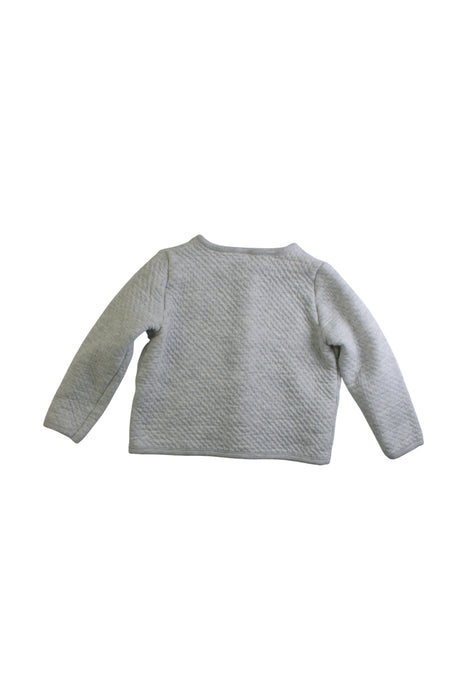 A Ivory Cardigans from Petit Bateau in size 3T for boy. (Back View)