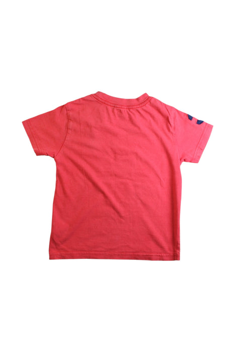 A Red Short Sleeve T Shirts from Polo Ralph Lauren in size 3T for boy. (Back View)