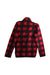 A Red Lightweight Jackets from Roots in size 7Y for boy. (Back View)