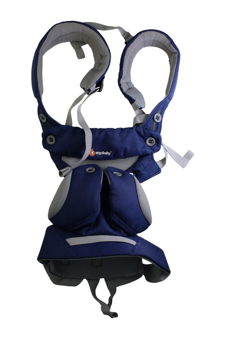 A Blue Baby Carriers from Ergobaby in size 3-6M for boy. (Back View)
