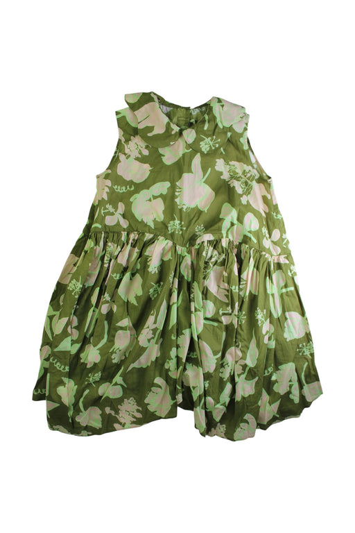 A Green Sleeveless Dresses from jnby by JNBY in size 10Y for girl. (Front View)